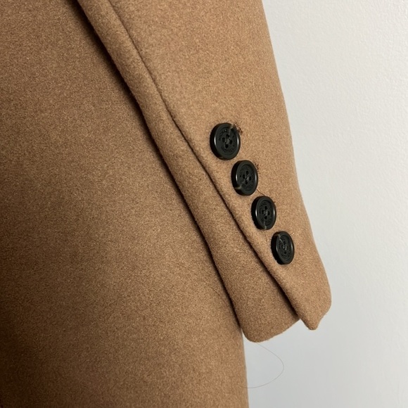 🎉HP🎉 Michael Kors Dark Camel Single-Breasted Wool Walker Coat Size XXL NWT - Picture 8 of 8